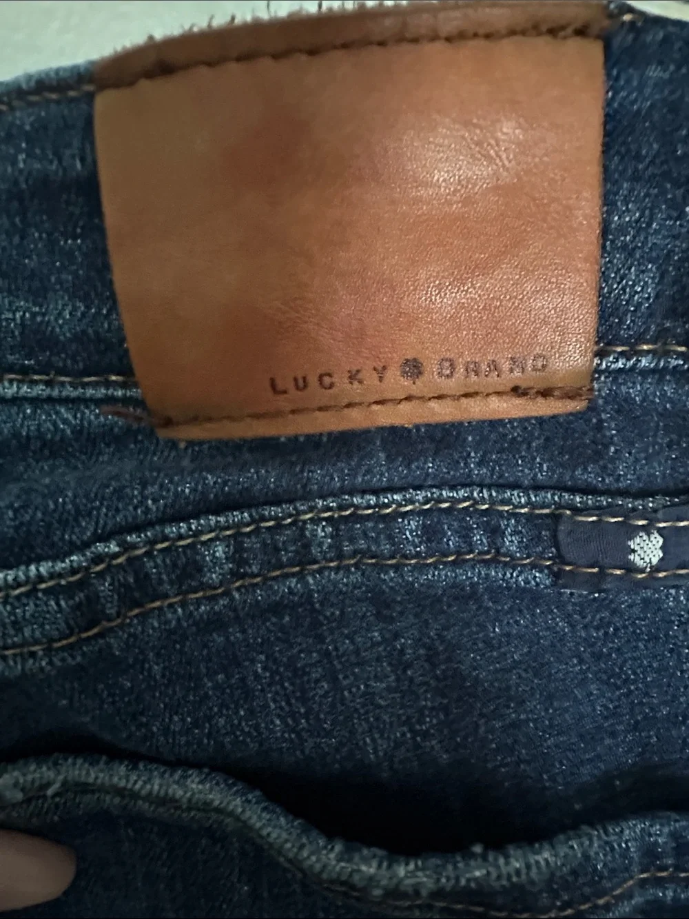 Lucky Brand Lolita Women’s Dark Blue Distressed Skinny Jeans